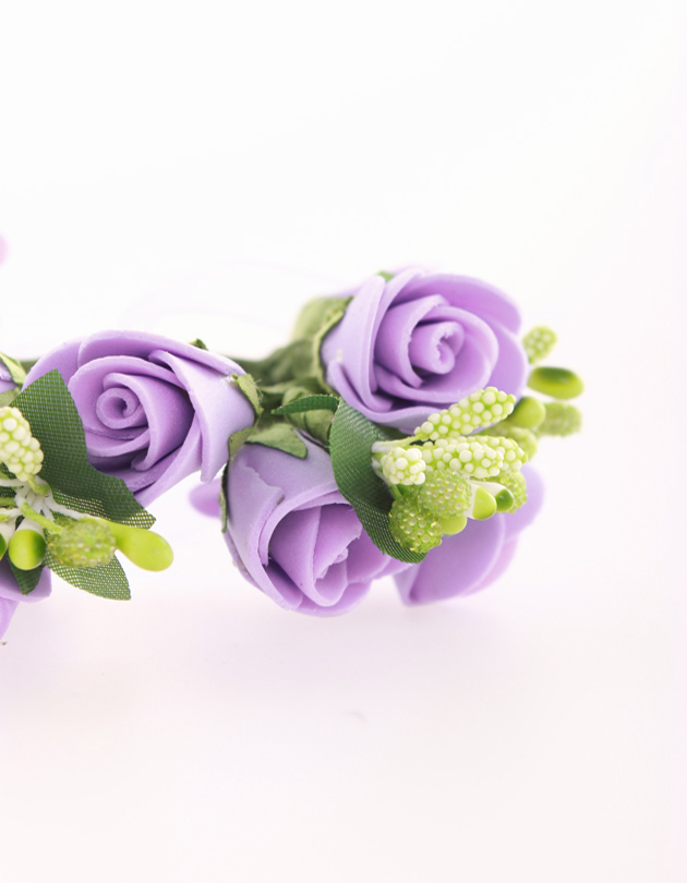 Rochelle Bridesmaid Corsage in Violet